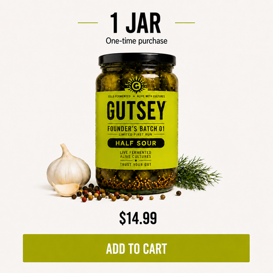 Founder’s Batch 01 — Half Sour Pickles (1 Jar)