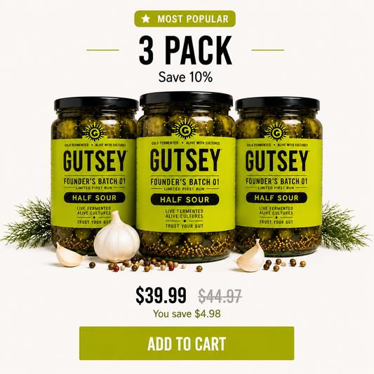 Founder’s Batch 01 — Half Sour Pickles (3 Pack)